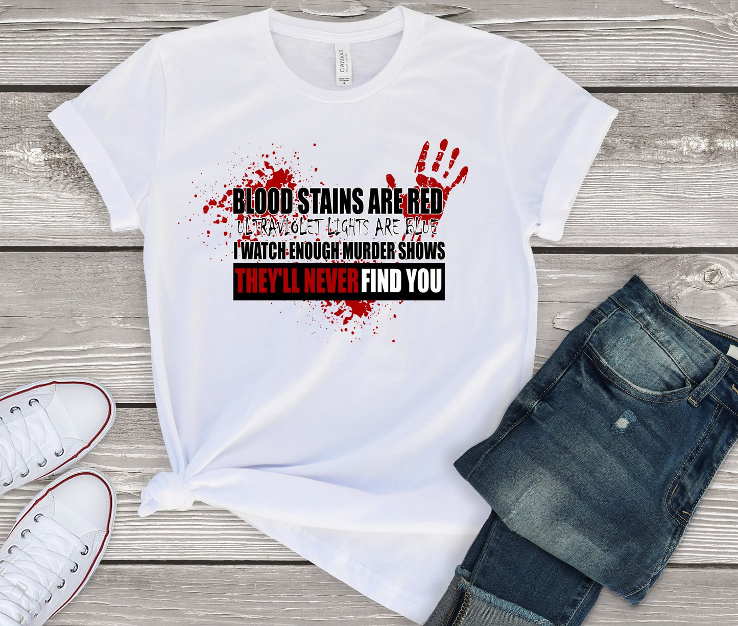 Blood Stains Are Red