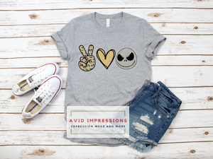 Peace Love Skellington