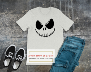 Nightmare Before Christmas Skellington Face