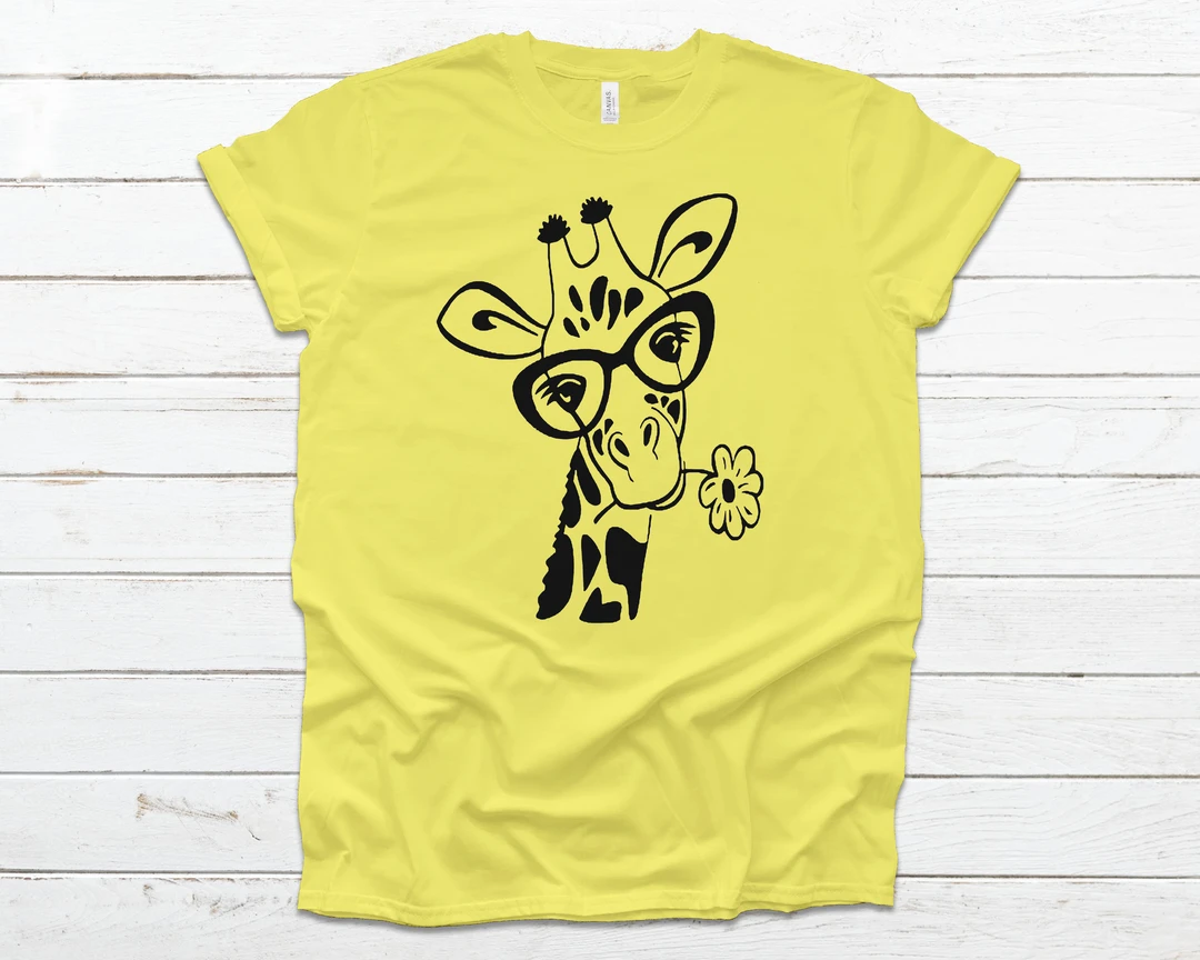 Giraffe with Glasses