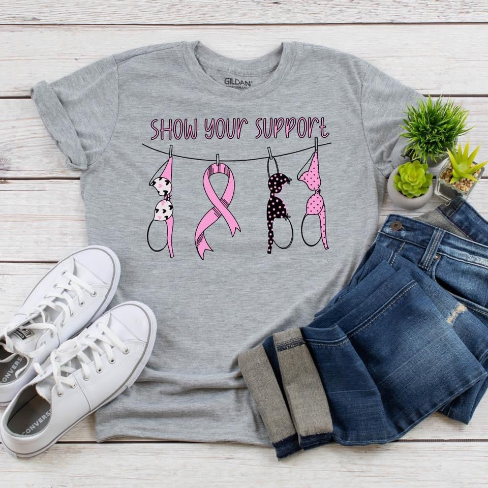 Show Your Support Breast Cancer Bras