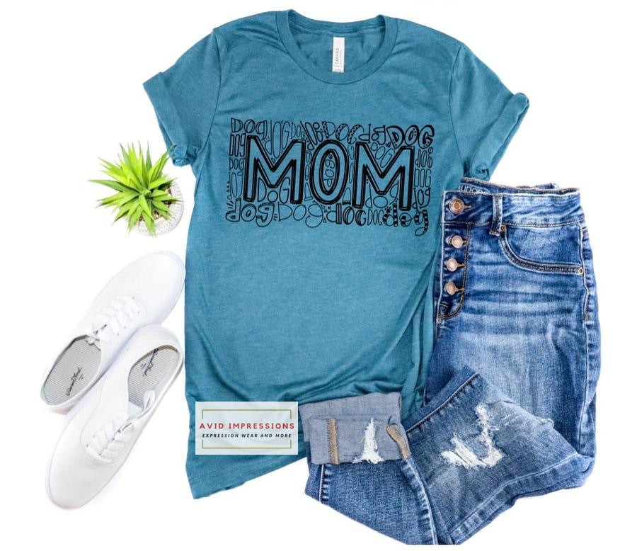 Dog MOM Typography