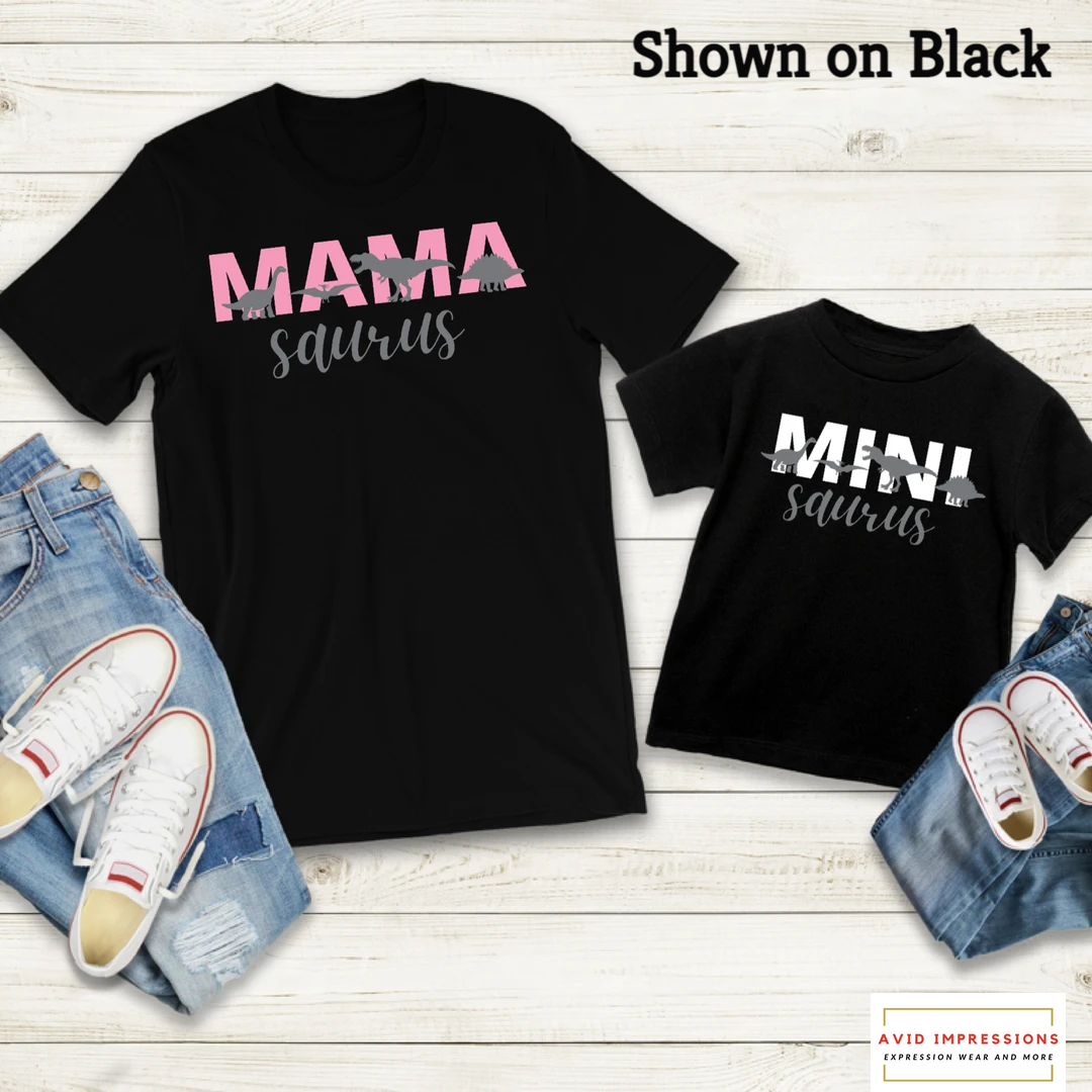 MAMA Saurus Pink and Gray