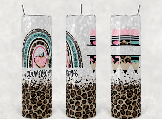 Leopard Rainbow Counselor with Personalization