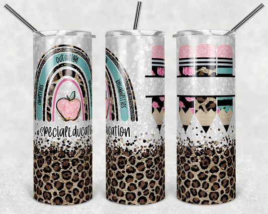 Leopard Rainbow Special Education with Personalization