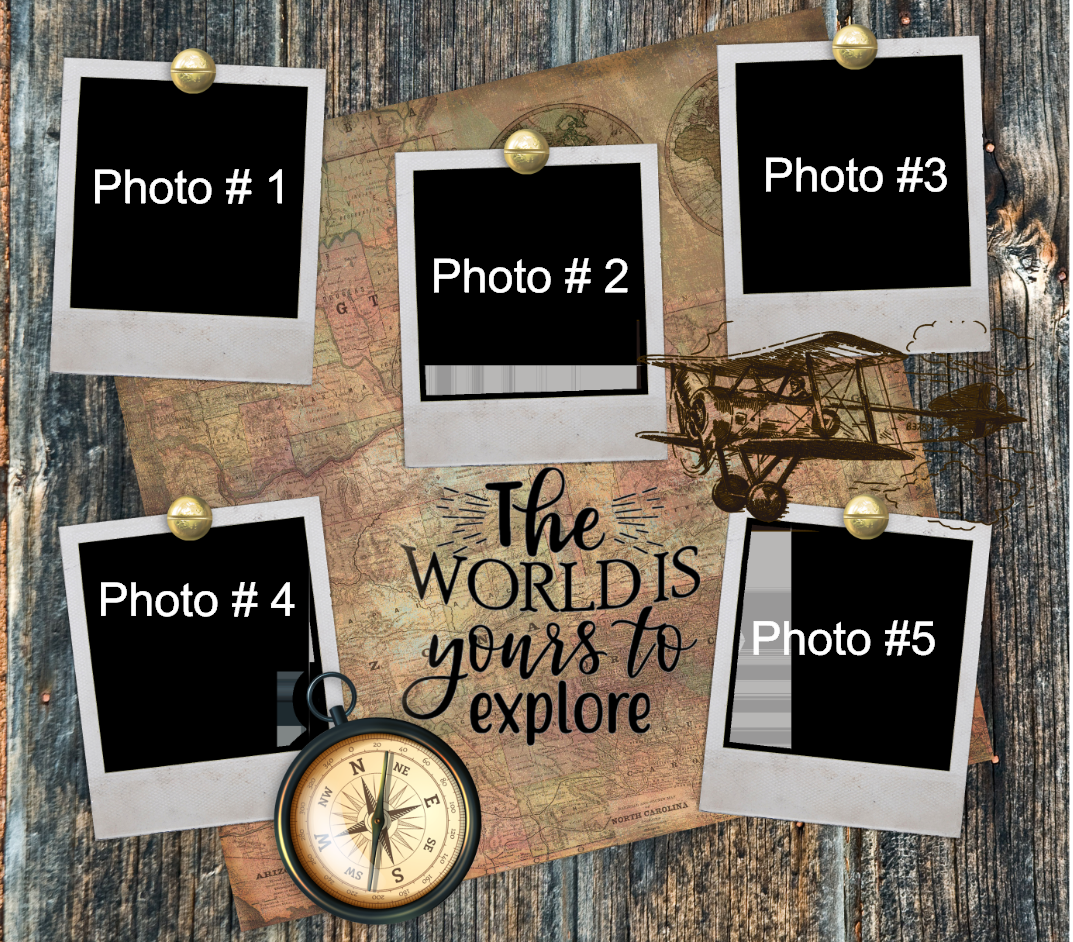 Customizable Explore Photo Frame Tumbler