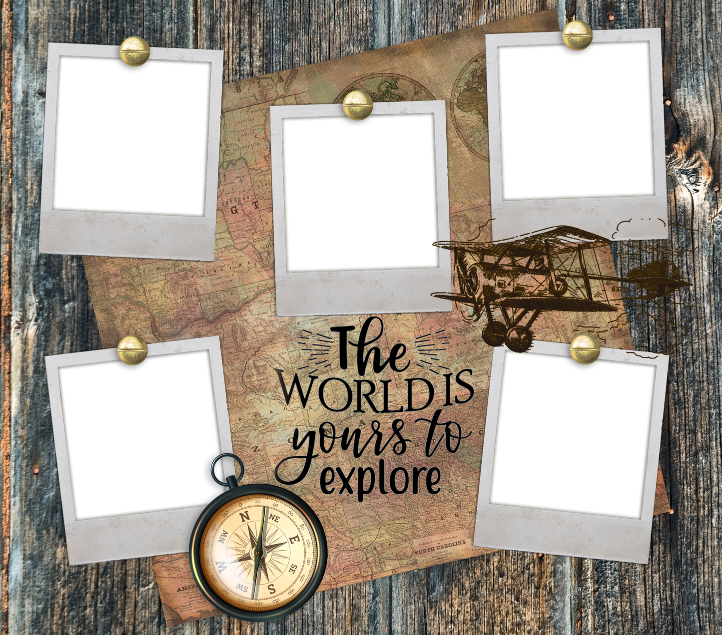 Customizable Explore Photo Frame Tumbler