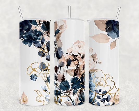 Navy Blush Floral