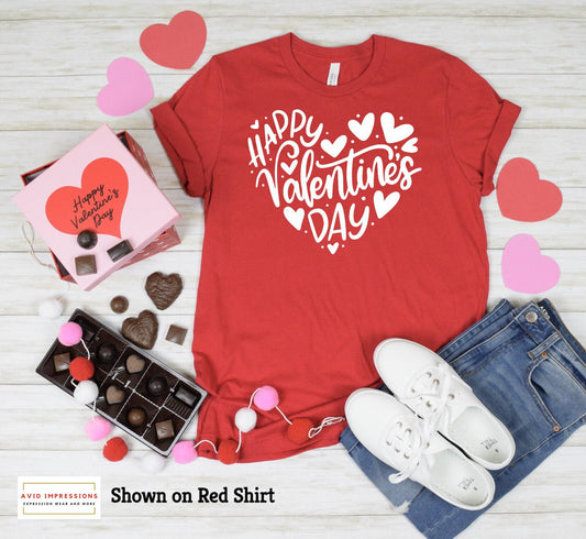 Happy Valentine's Day Word Heart
