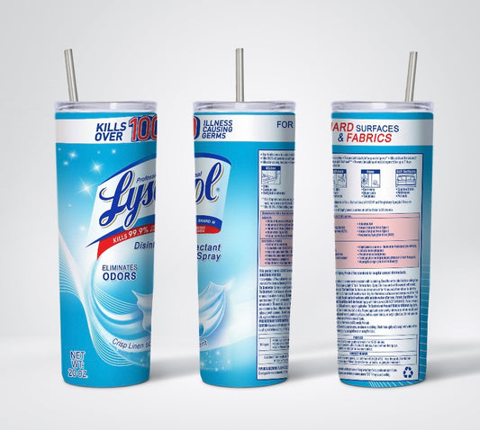 Crisp Linen Lysol Tumbler