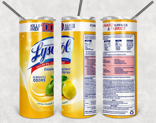 Lemon Breeze Lysol Tumbler